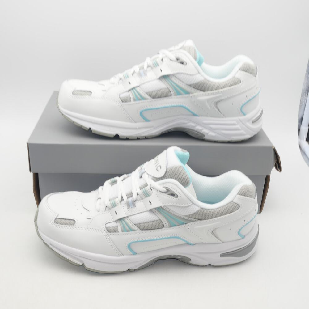 NEW VIONIC 23 Walk Women's 8.5 Comfort Casual Sneaker Athletic Shoes White Blue - Picture 2 of 11